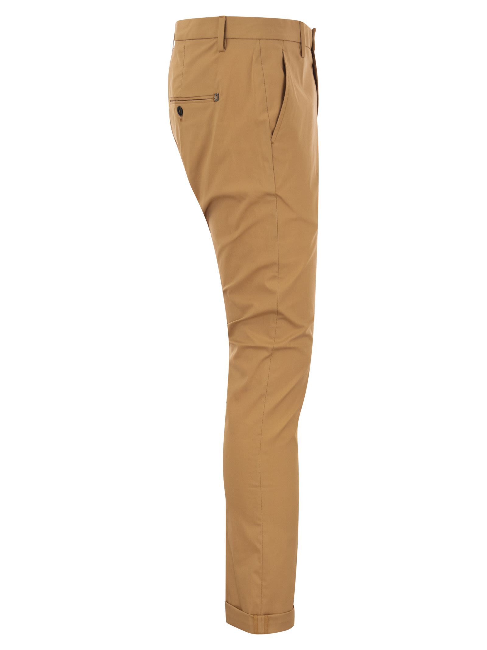 Dondup Men's Gaubert - Slim-fit Trousers In Brown