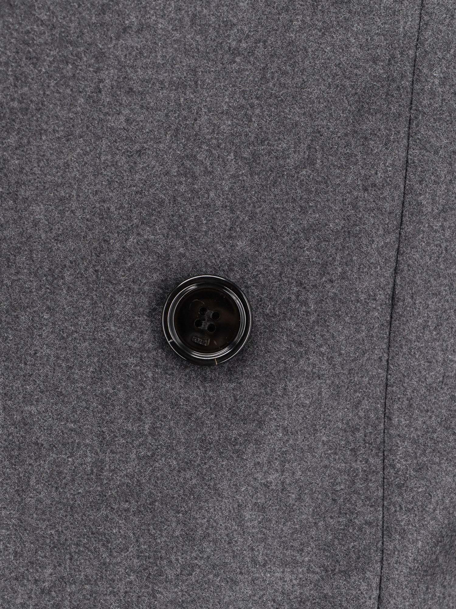 Ami Alexandre Mattiussi Ami Paris Double Breasted Tailored Blazer In Black