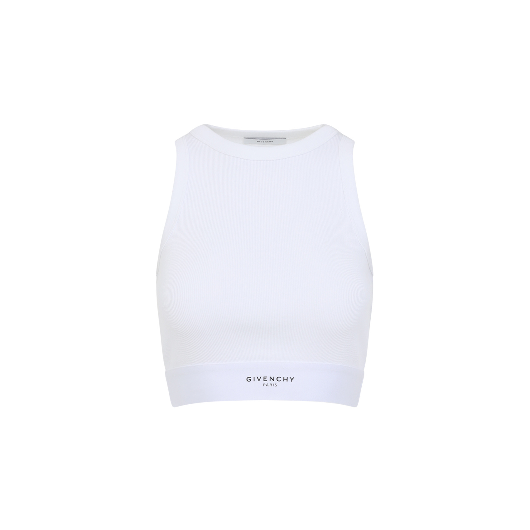 Givenchy Logo Detailed Cropped Tank Top