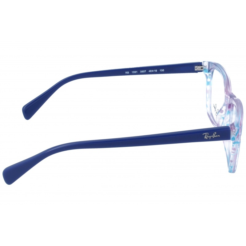 Ray Ban Square Flat Mirror In White