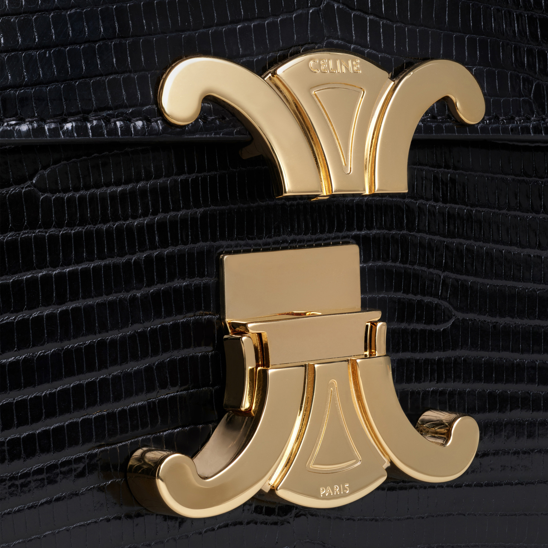 CELINE TEEN TRIOMPHE BAG IN LIZARD