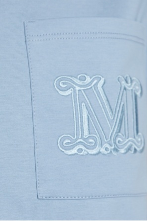 Max Mara Short-sleeved T-shirt In Blue