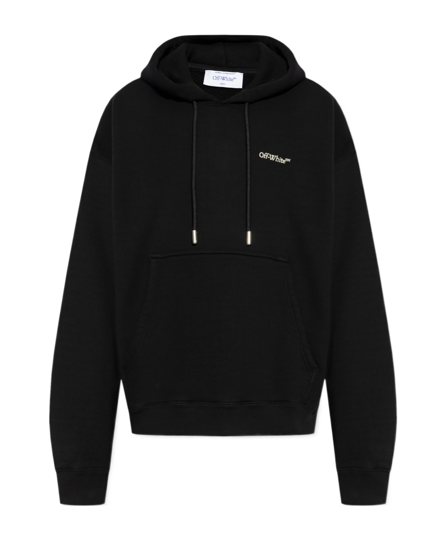 Off-white Caravaggio Arrow Over Hoodie In Black