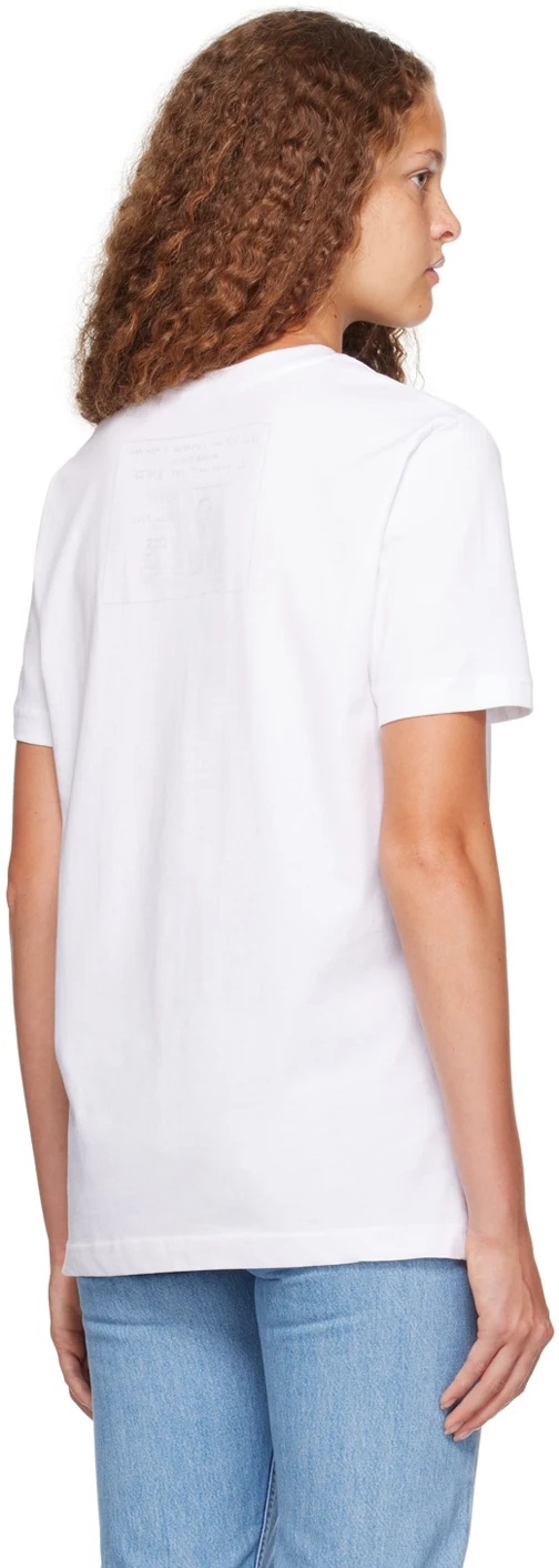 Apc Graphic-print Cotton T-shirt In White