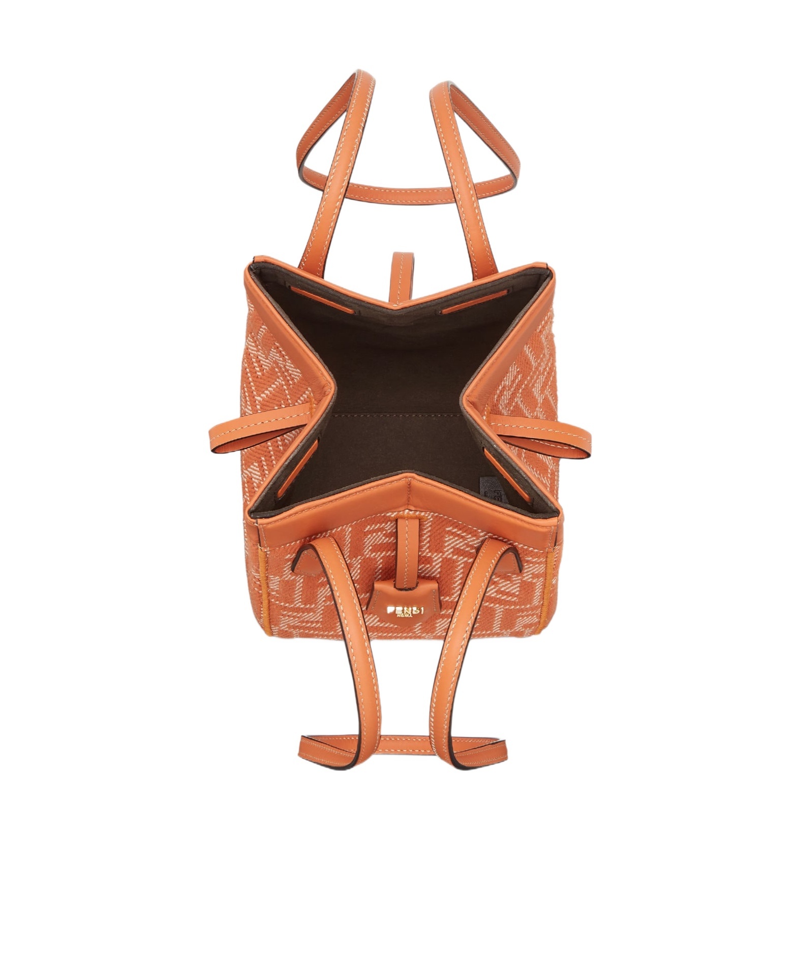Fendi Origami` Shoulder Bag In Red