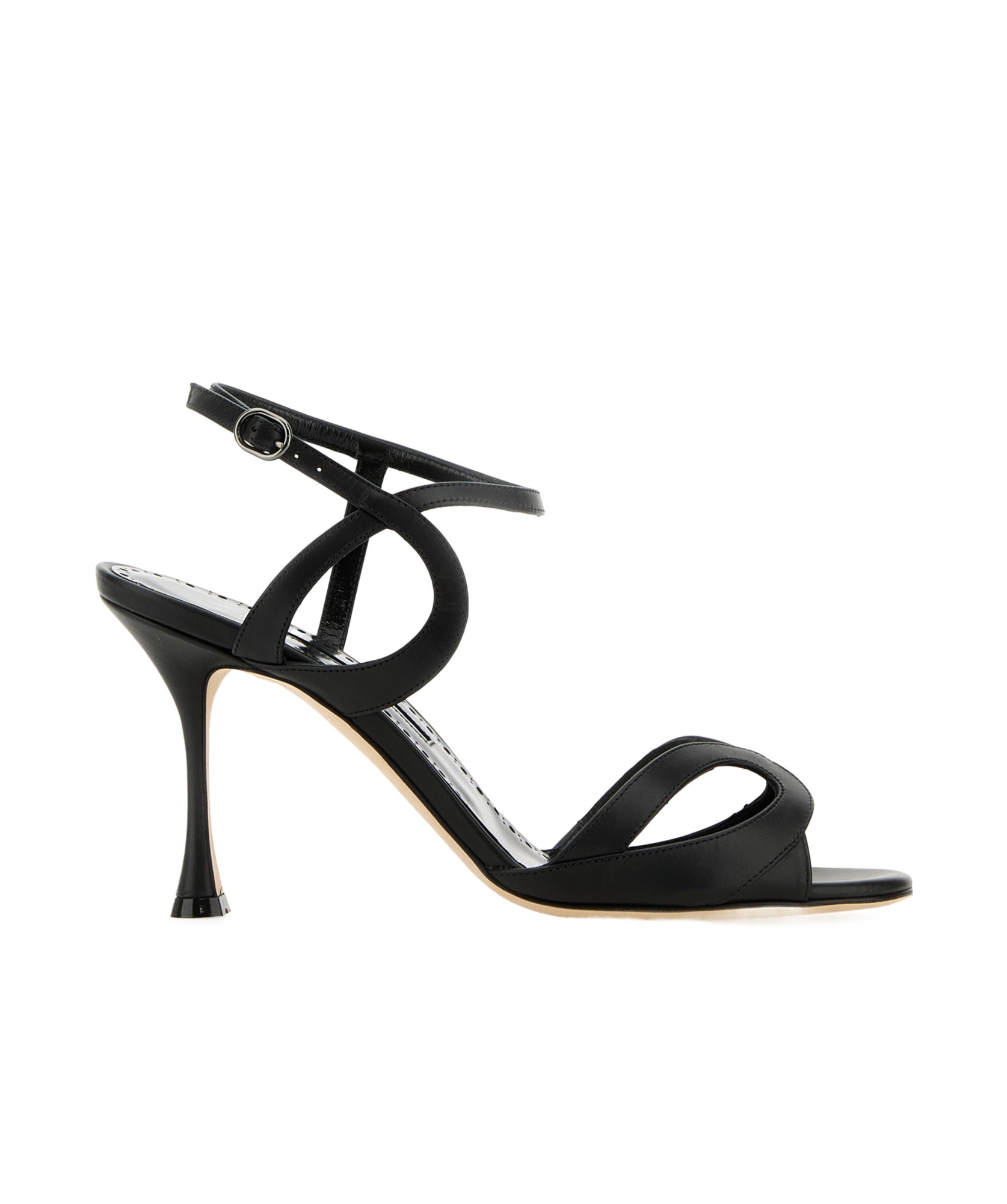 Manolo Blahnik High-heeled Sandals In Black