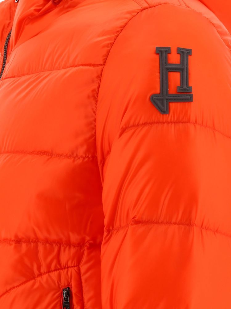 Herno Ultralight Vietti 70th Anniversary Down Jacket In Orange