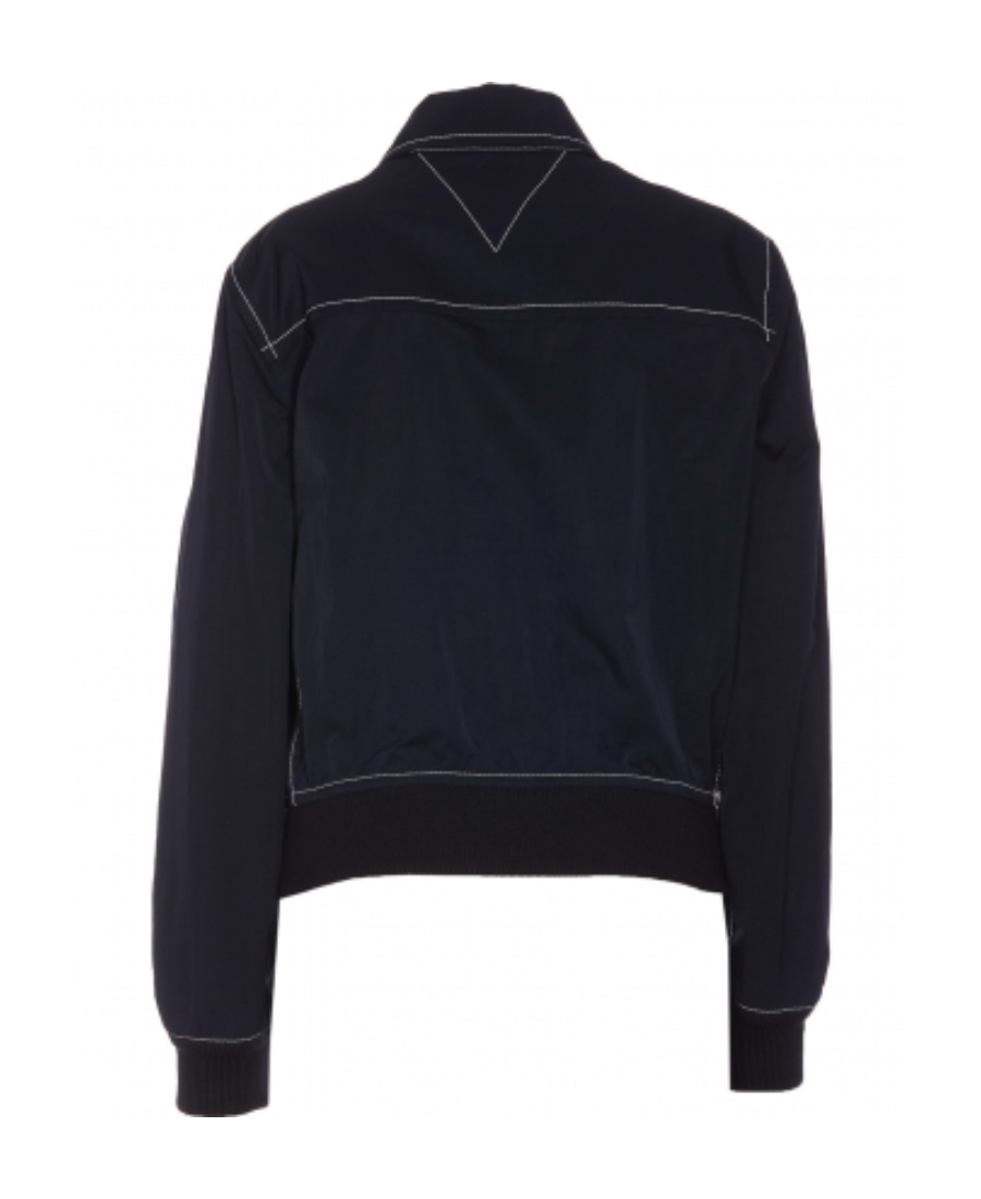 Shop Bottega Veneta Tech Nylon Jacket In Blue