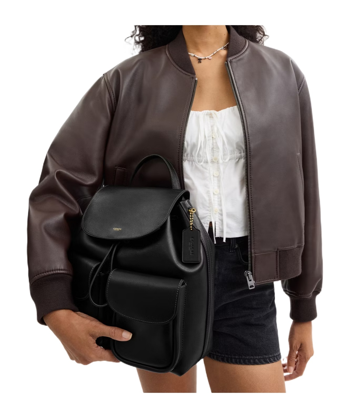 Coach Crosby 28 Backpack In Black