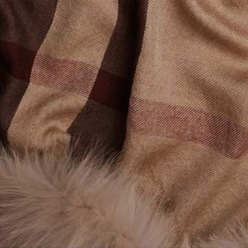 Burberry Spliced Plaid Scarf In Multicolor