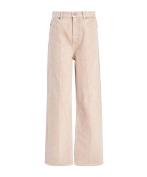 Dior Belt-loop Jeans In Nude