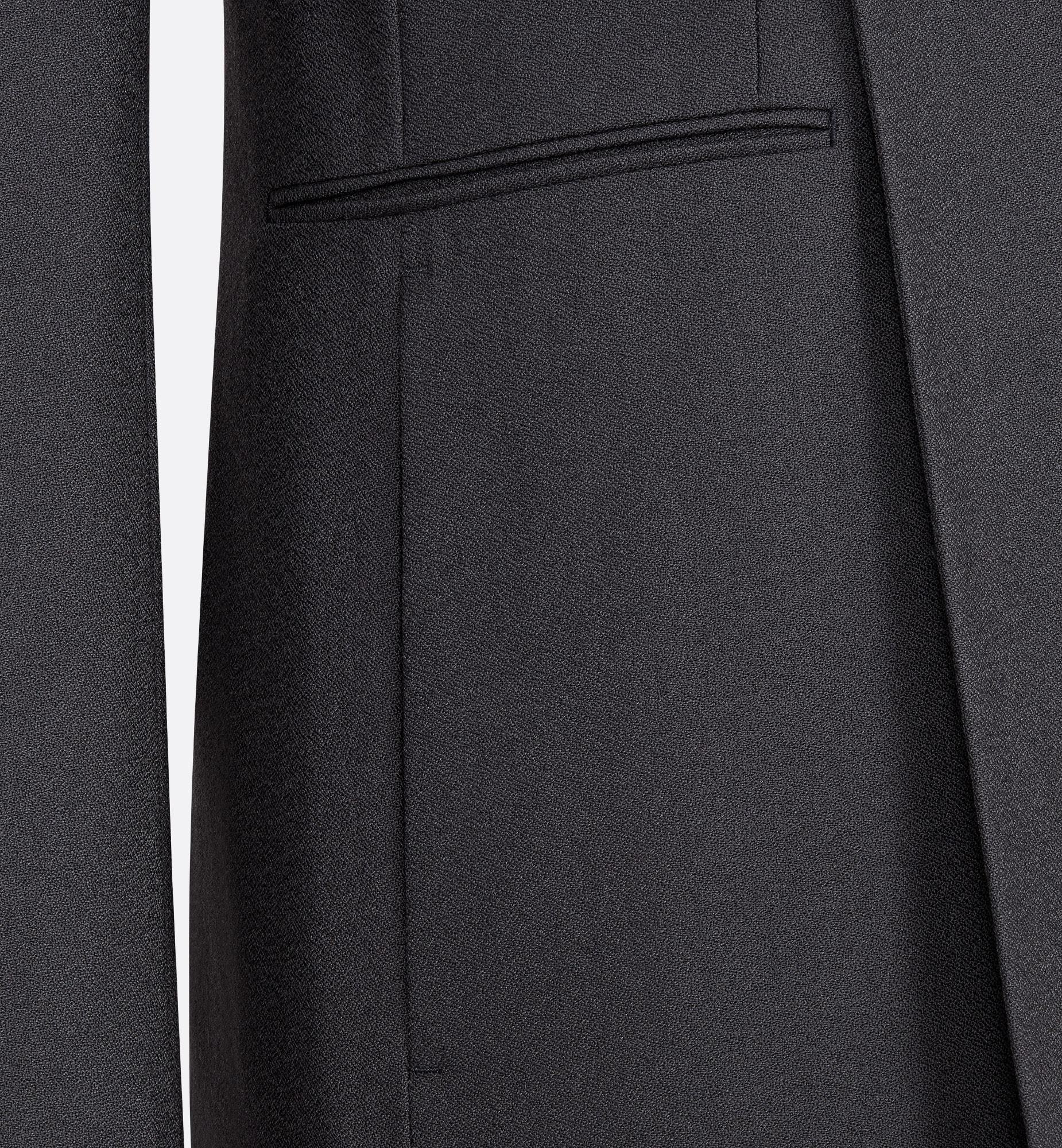 Dior Single-breasted Lapel Suit Jacket In Black