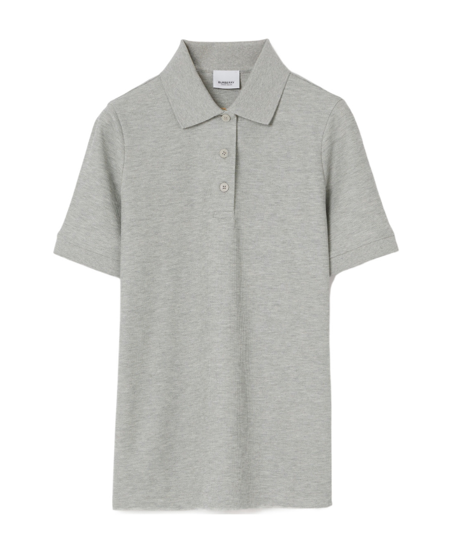 Burberry Polo Shirt In Gray