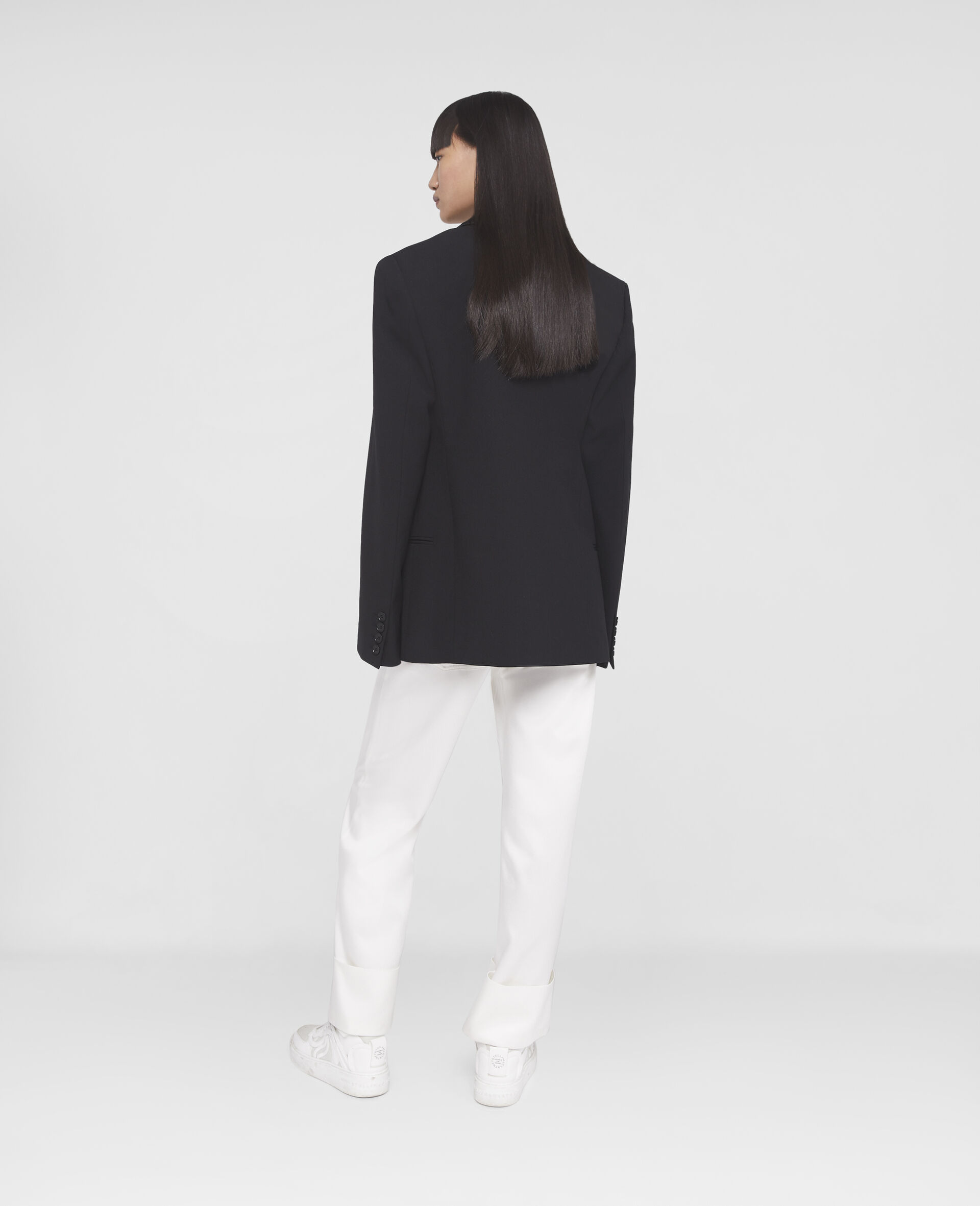 Stella Mccartney Tuxedo Blazer Jacket In Black