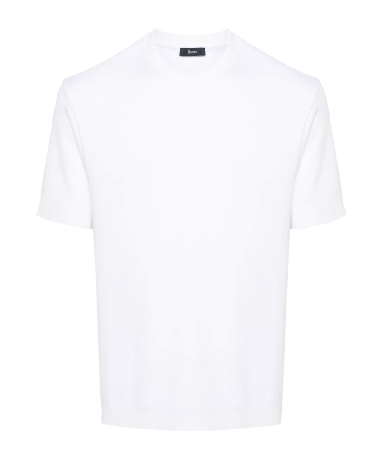 Herno Regular Fit Short Sleeve Crew Neck T-shirt In White