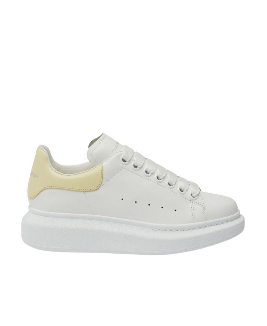 Alexander Mcqueen Oversized Chunky Low-top Sneakers In White