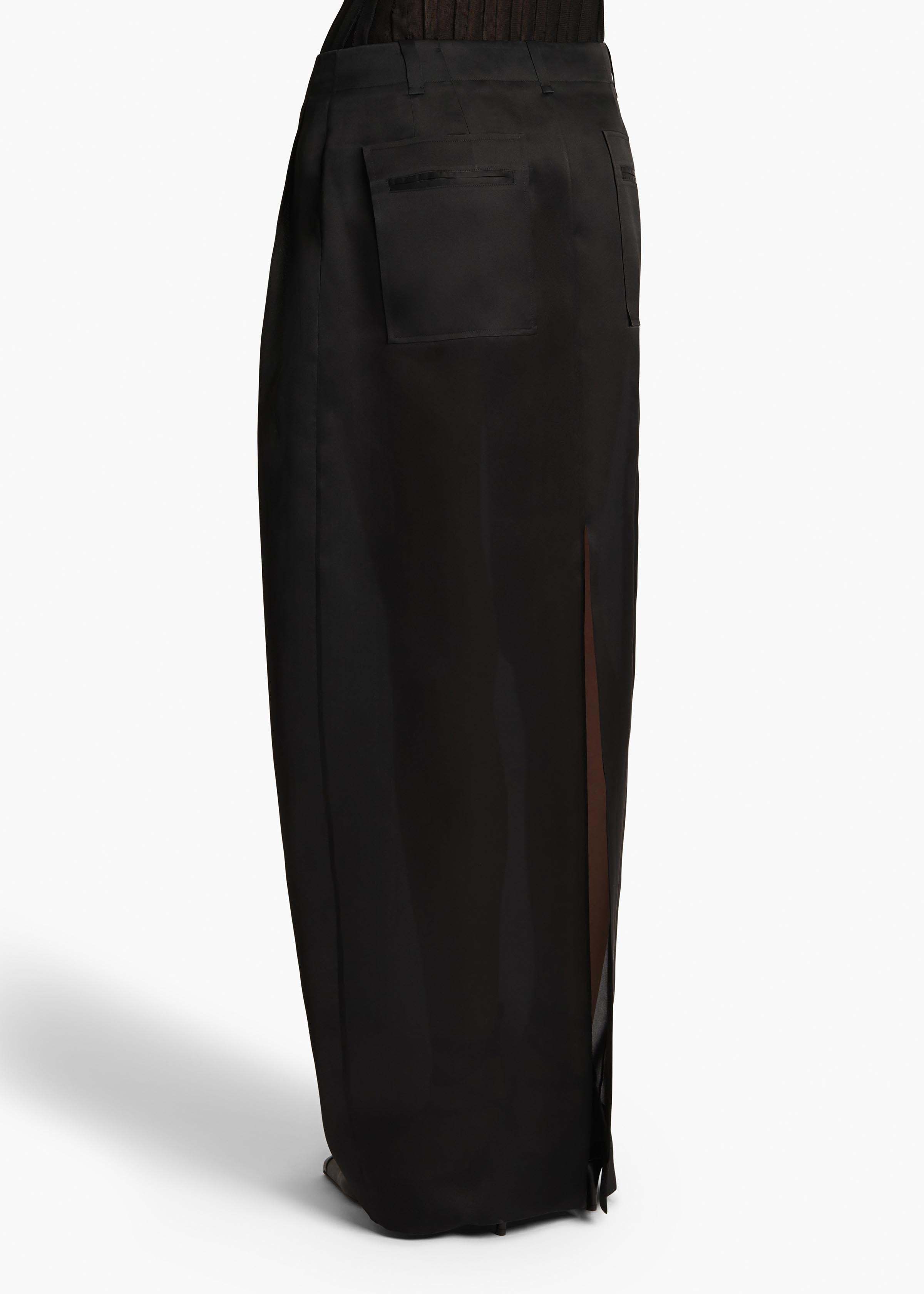 Khaite Logo Patch And Detachable Self-tie Fastening At Face.... In Black