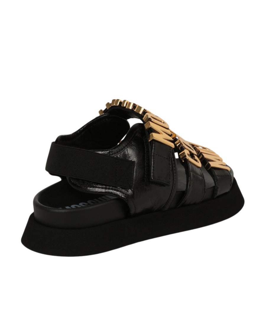 サンダル・ミュール MOSCHINO Women Sandals MA16575G1M MA3 00A NERO ARANCIO BLACK Moschino Duck Sandals MA16575G1M.MA3-00A NERO ARANCIO | IlDuomo