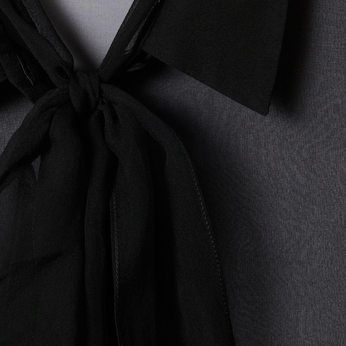 Gucci Long-sleeved Shirt In Black