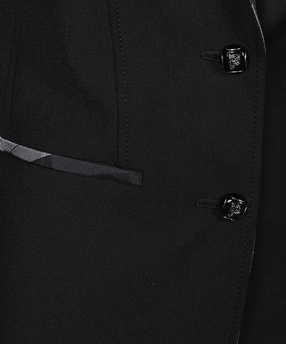 Pucci Marmo-print Single-breasted Blazer In Black