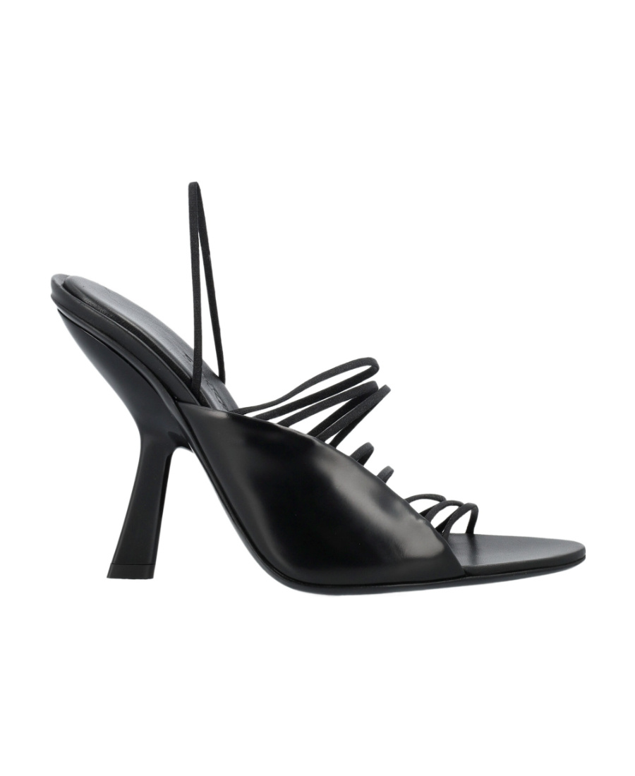 Ferragamo Altaire 105 Strappy Leather Sandals In Black