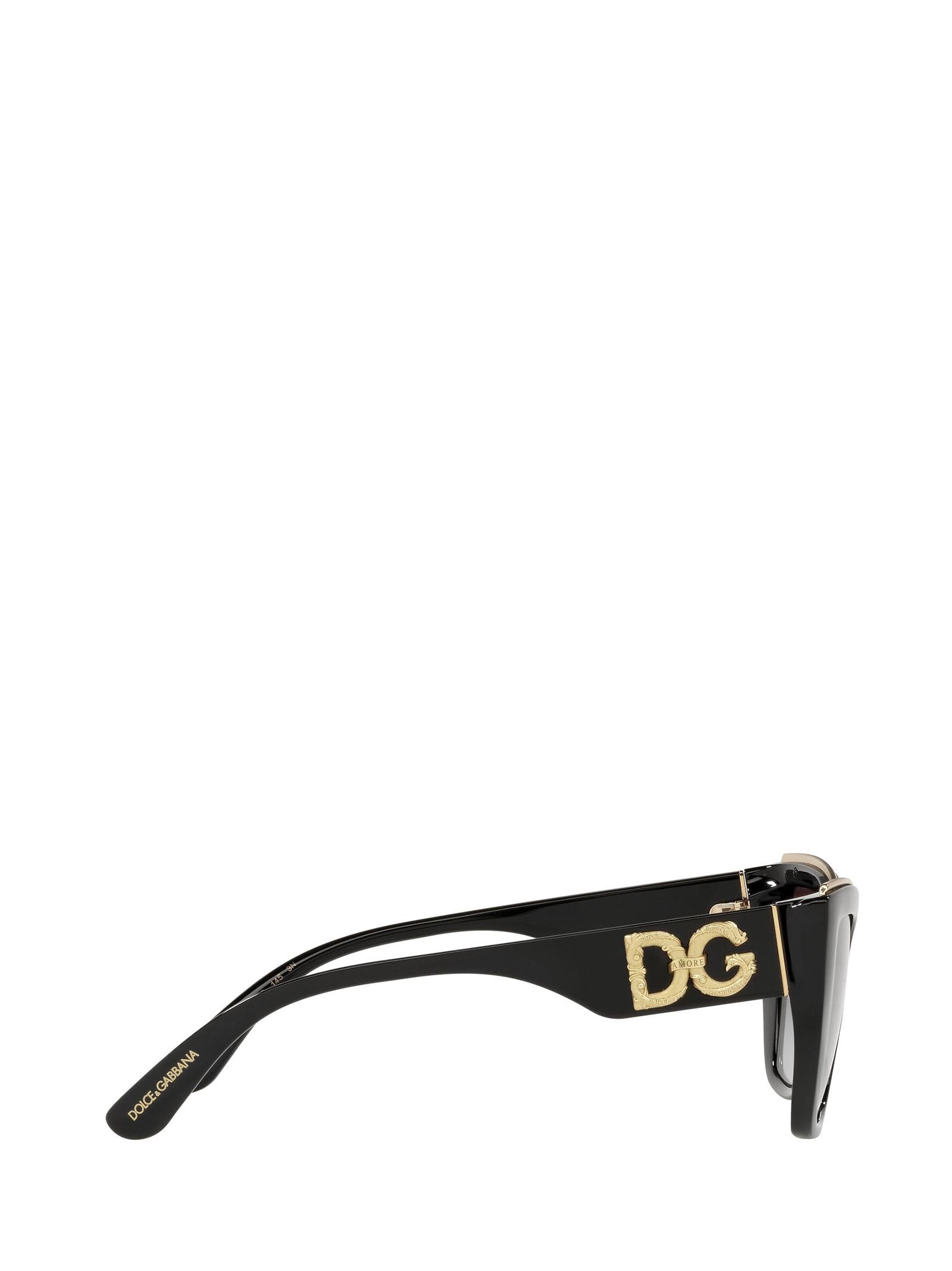 Dolce & Gabbana Dolce Gabbana Eyewear Butterfly Frame Sunglasses In Black
