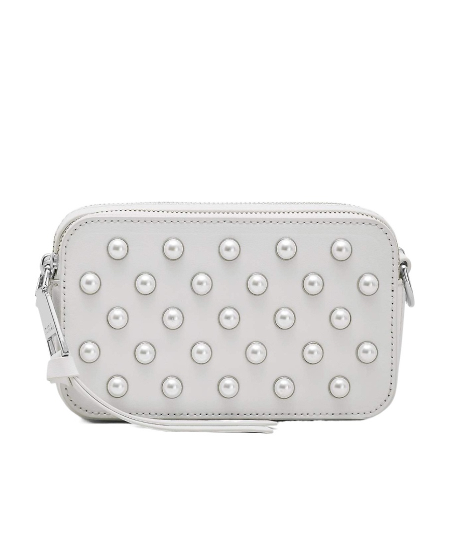 Marc Jacobs The Pearl Snapshot Crossbody Bag In White