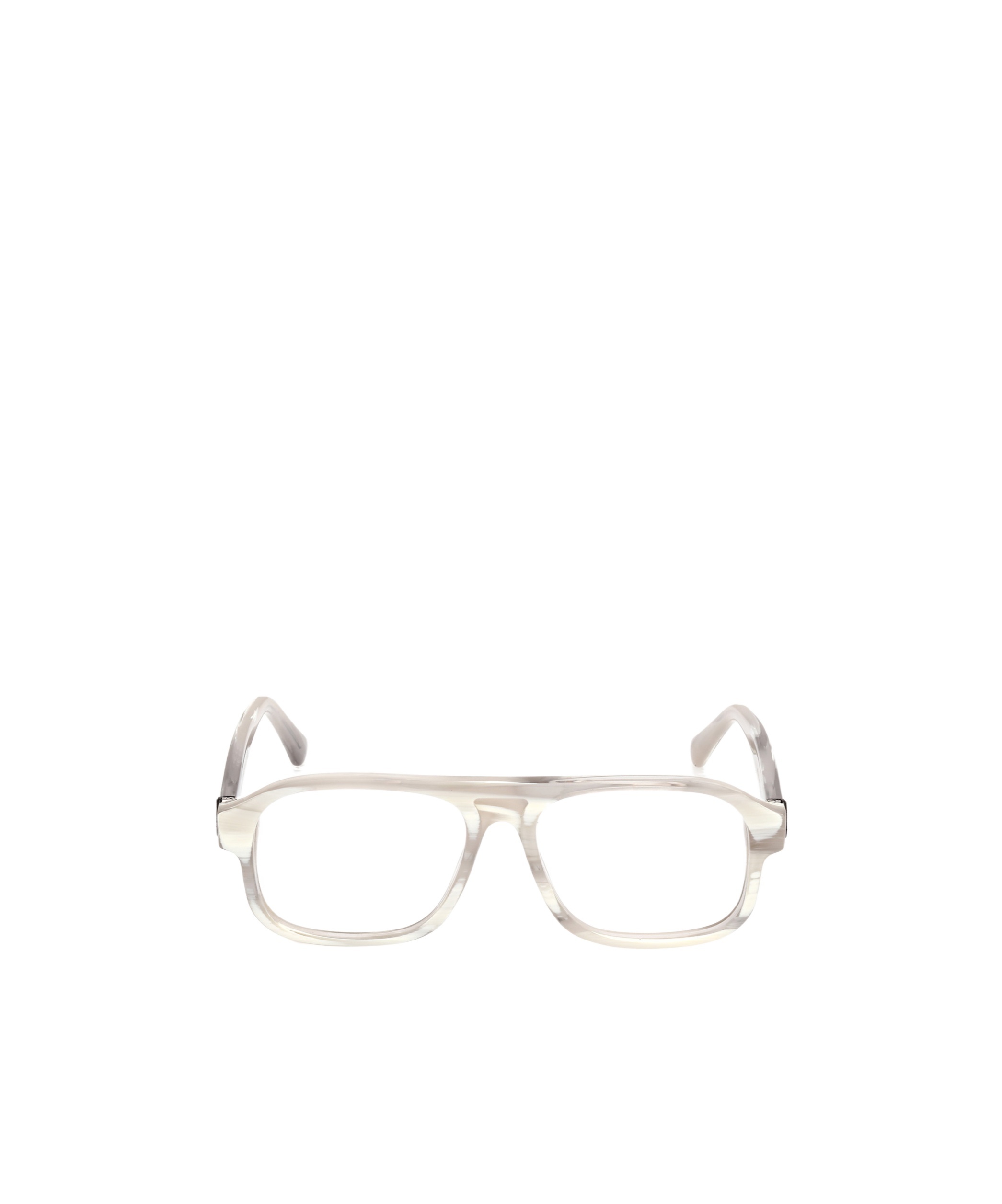 Moncler Ml5198 001 Square Glasses In White