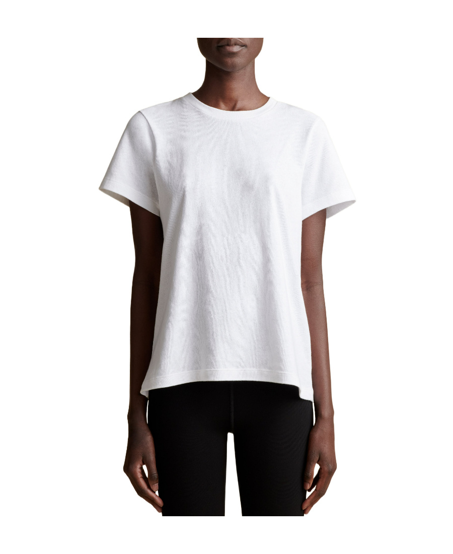 Shop Khaite The Emmylou Cotton T-shirt In White
