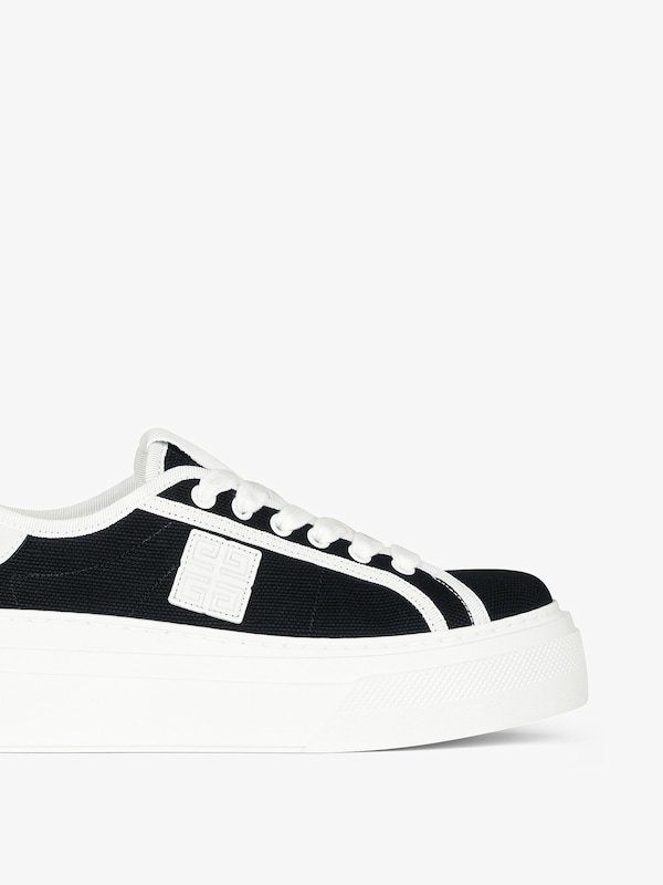 Givenchy City Thick-soled Casual Sneakers In Black