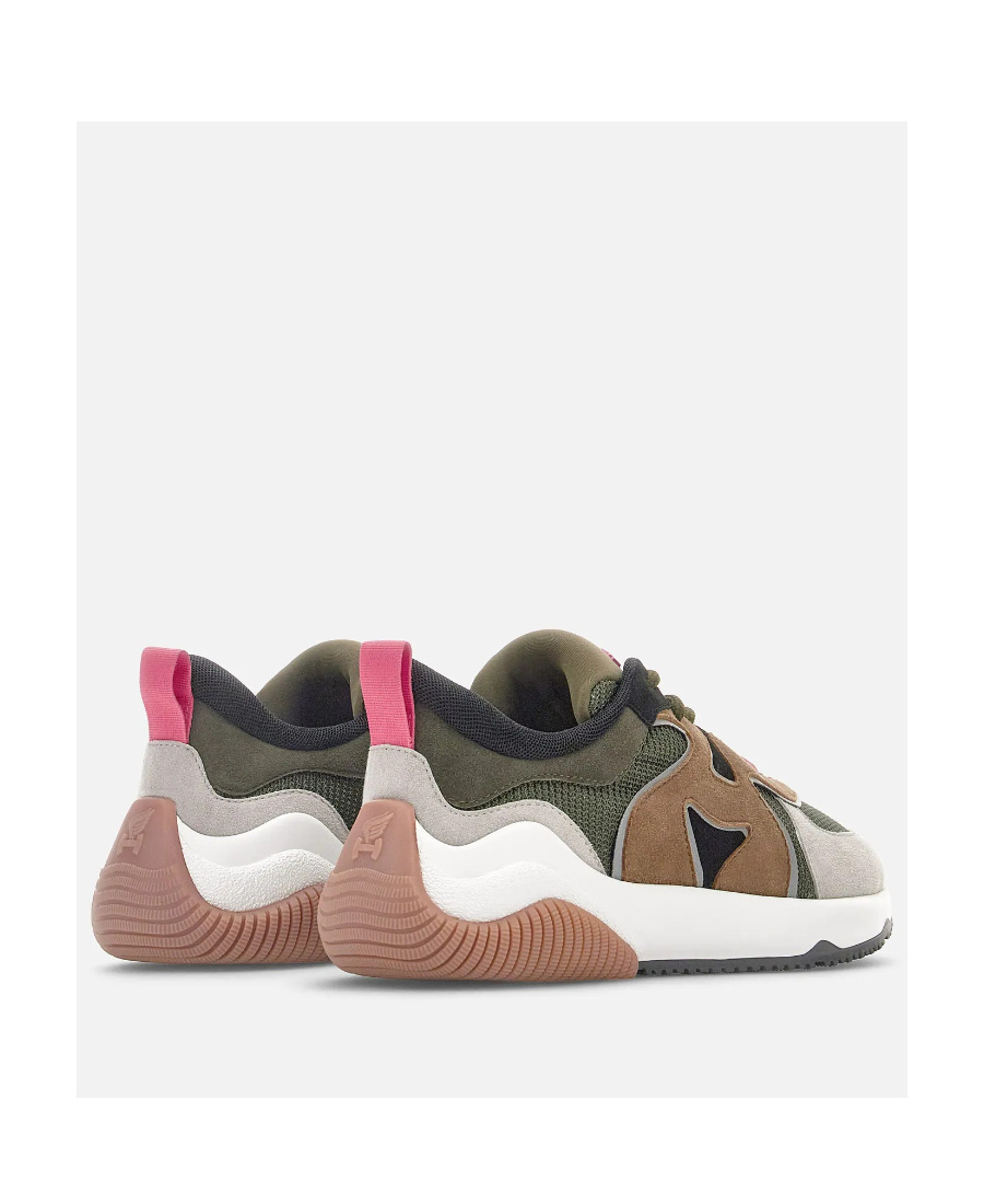 Hogan Colour-block Panelled Sneakers In Multicolor
