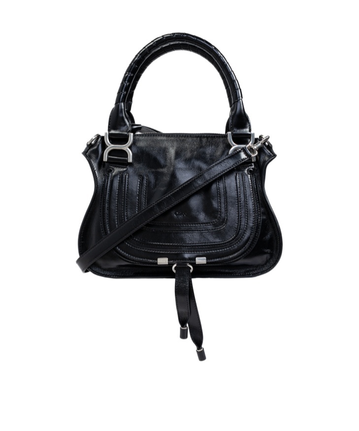 Chloé Small Marcie Bag In Black