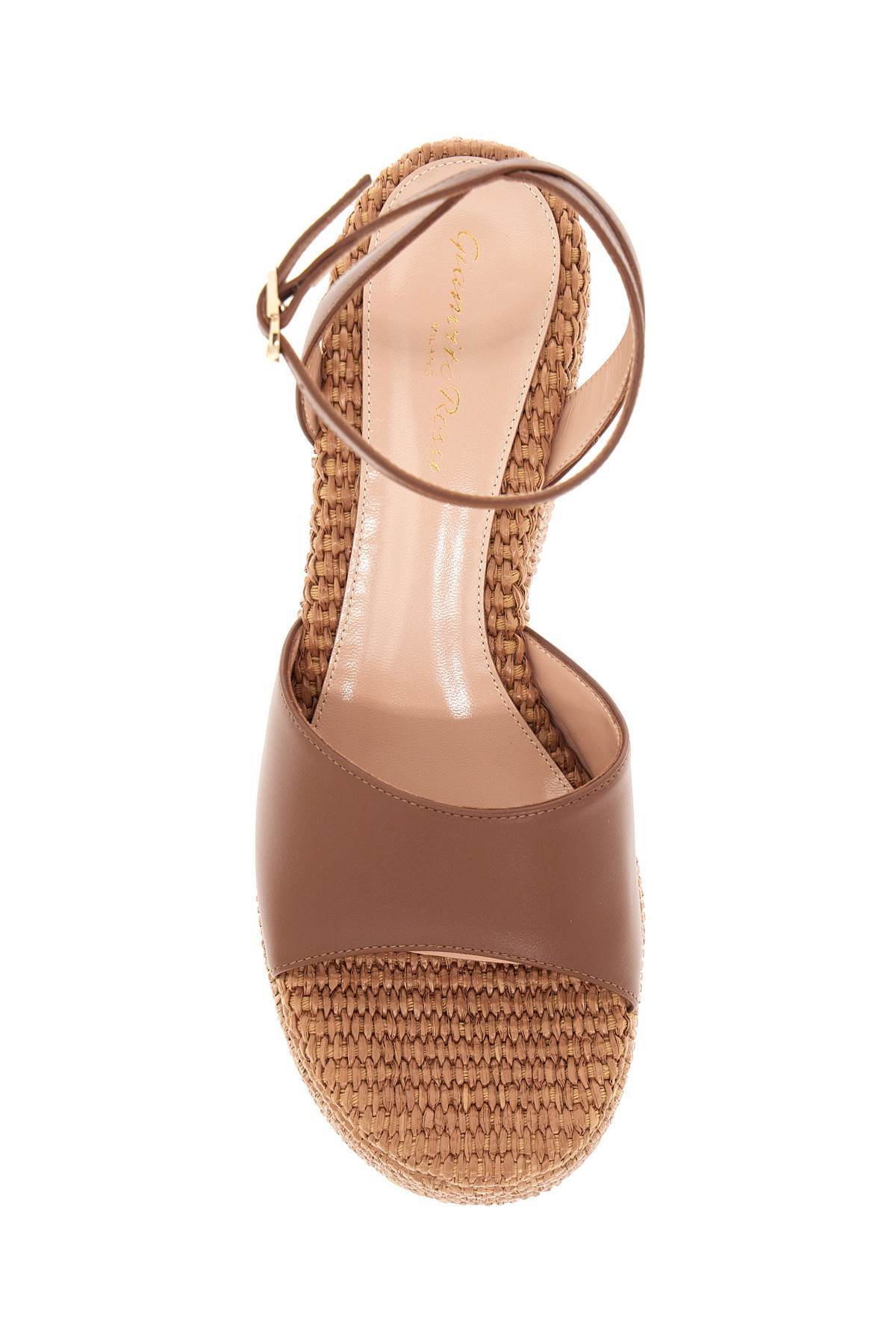 Gianvito Rossi Thalia Wedge Sandals For Women In Brown