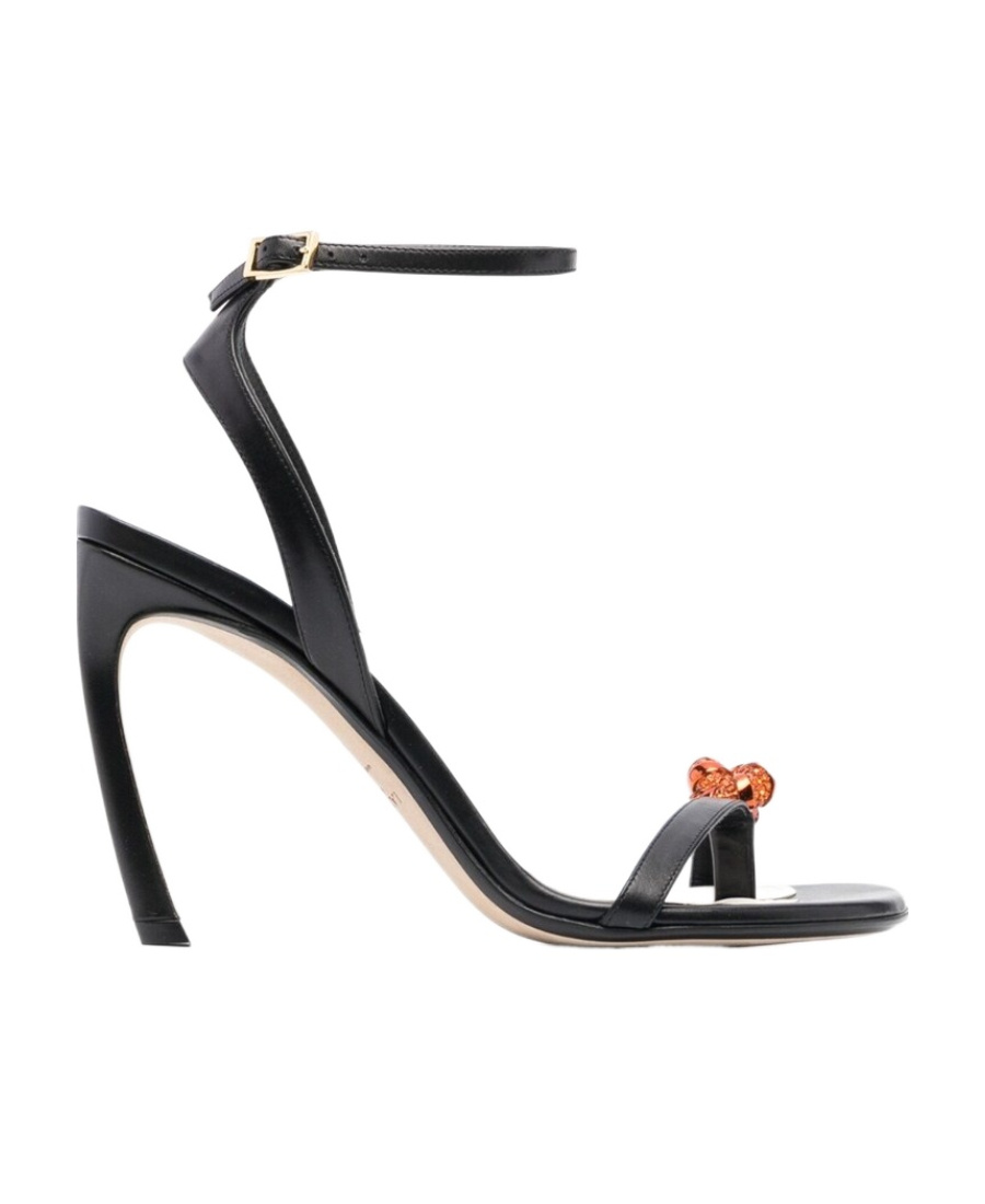 Lanvin Black Swing Melodie Heeled Sandals In Black