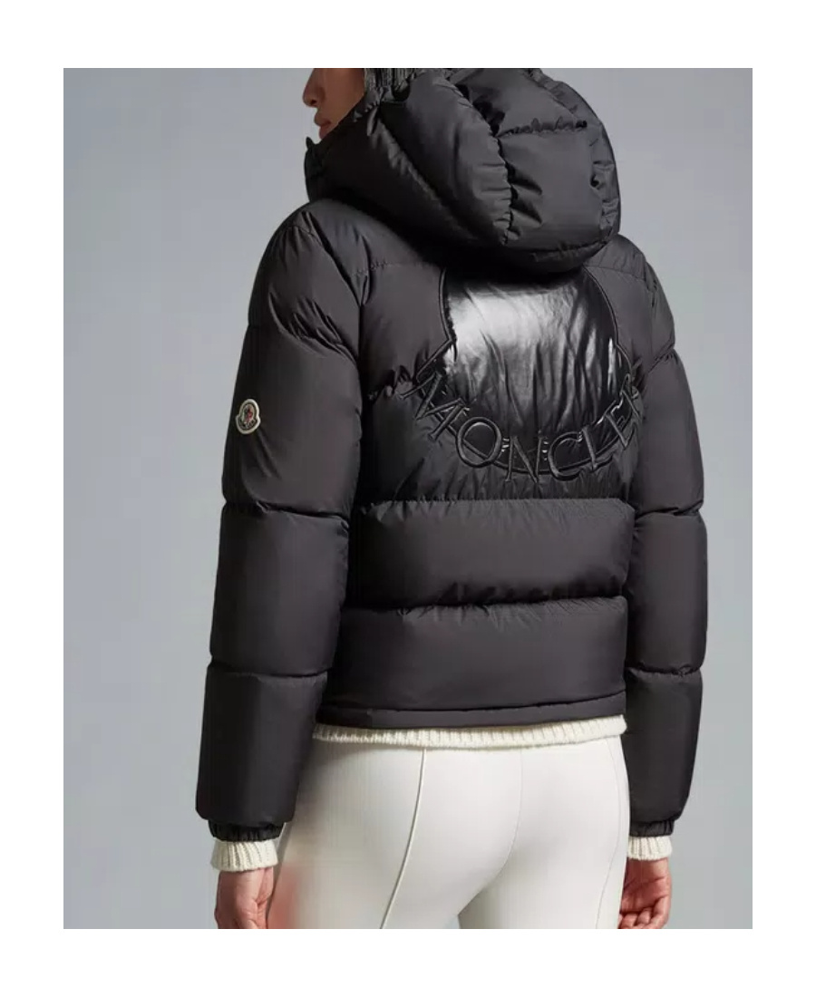 MONCLER MONCLER EBRE LOGO EMBROIDERED BUTTON-UP JACKET