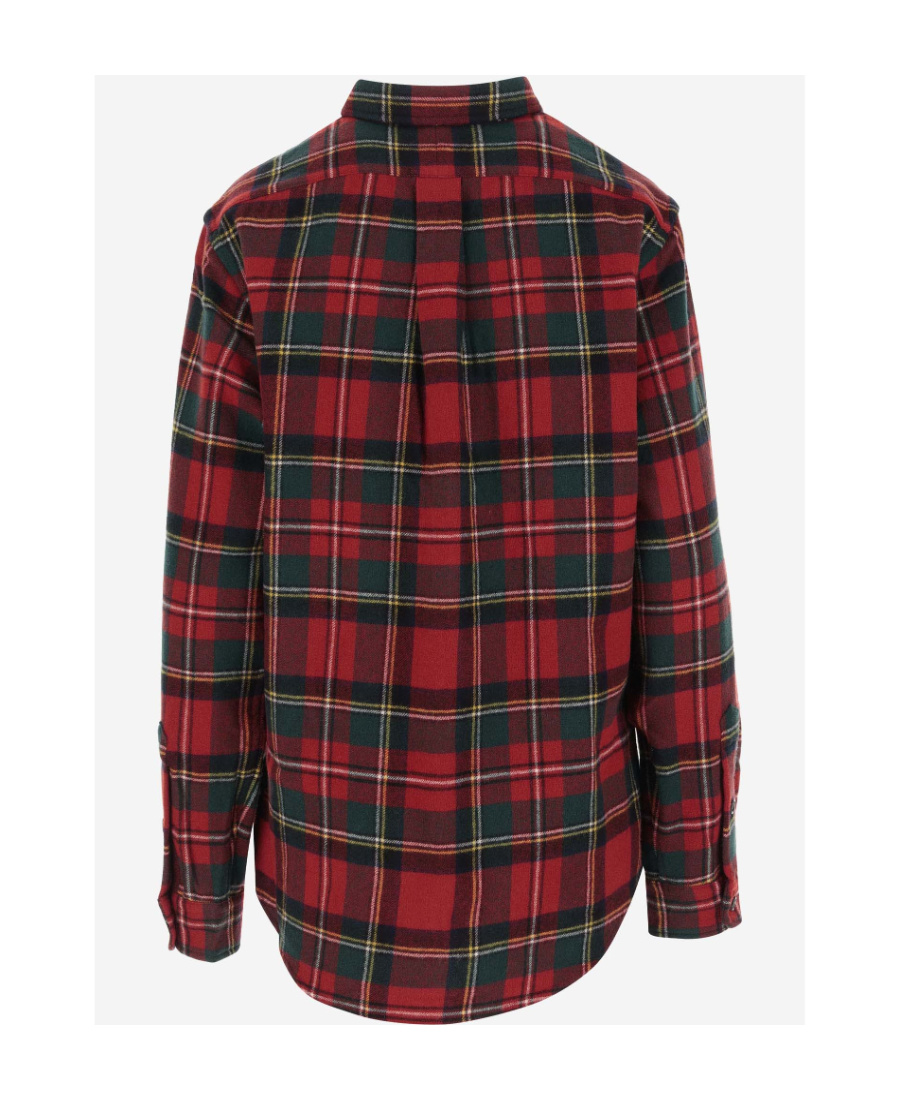 Polo Ralph Lauren Long Sleeve Sport Shirt In Brown