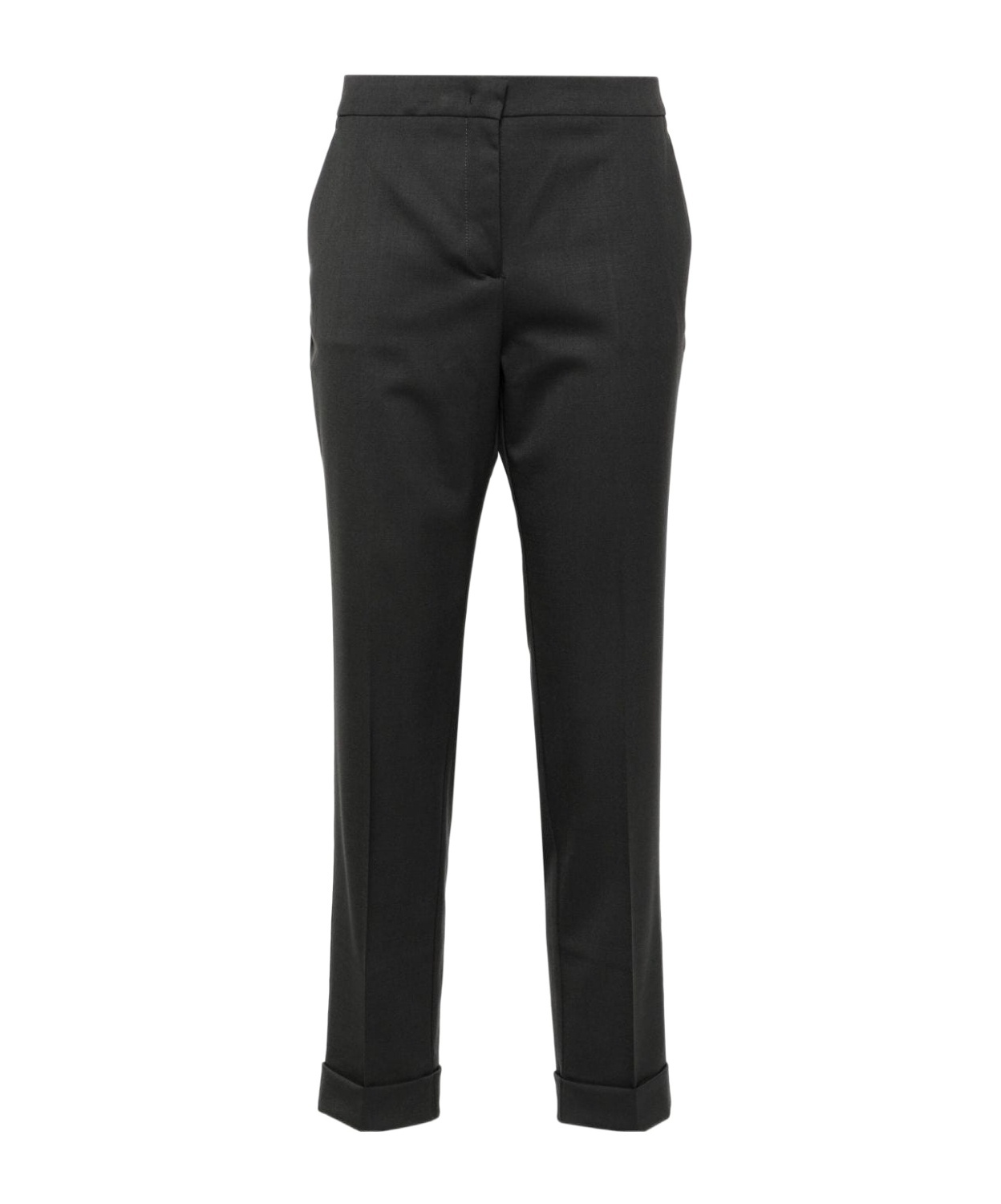 Etro Cropped Trousers With Tailored Silhouette In Black