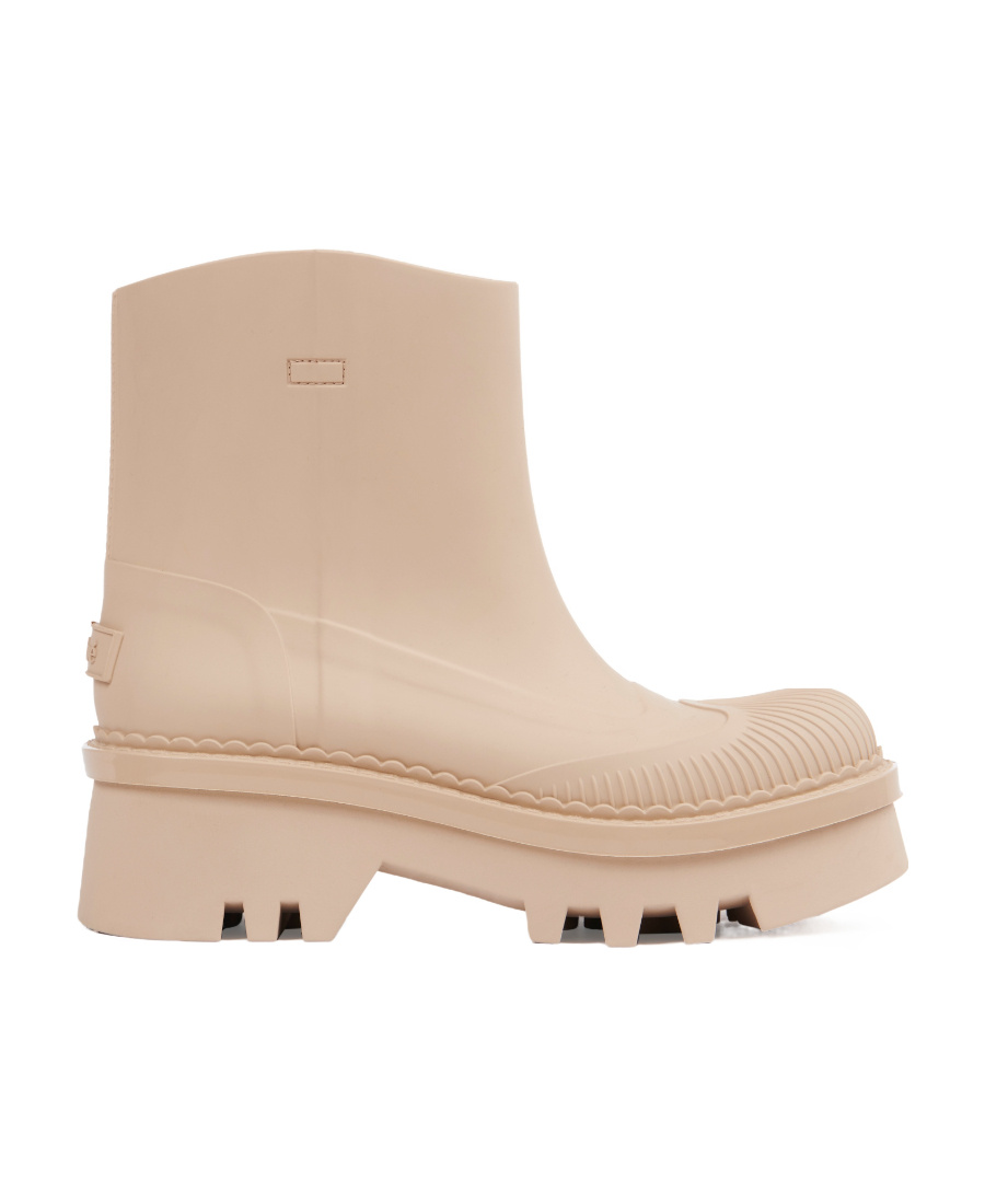 Chloé 55mm Raina Rubber Rain Boots In Nude