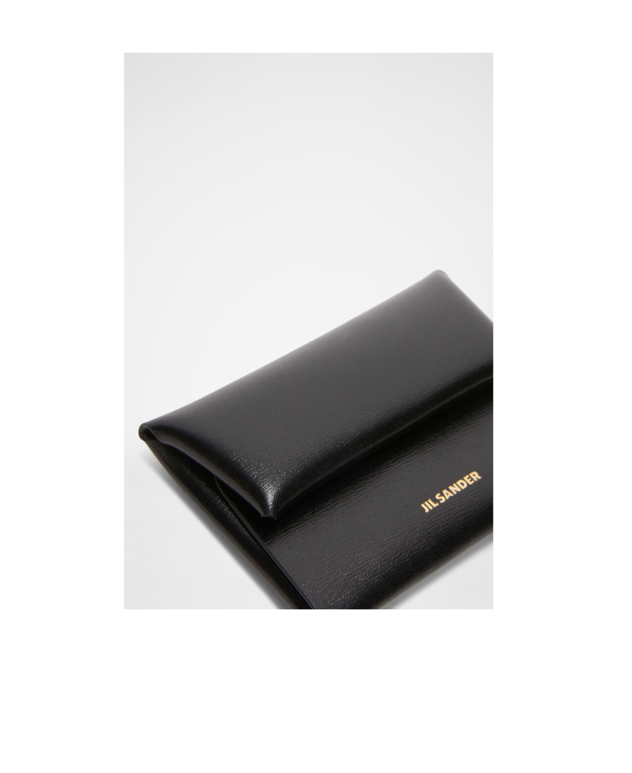 Jil Sander Saffiano-texture Wallet In Black