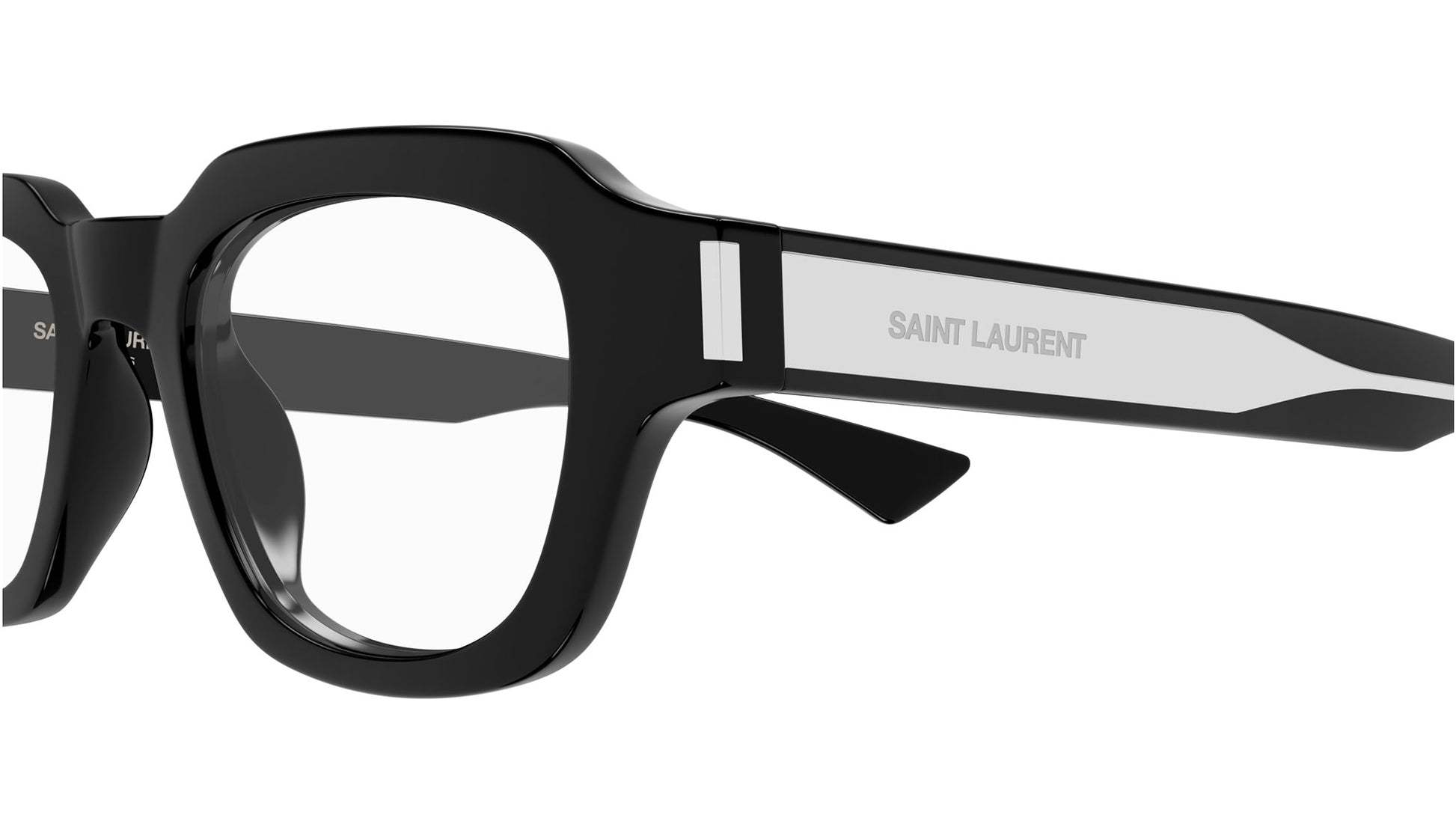 Saint Laurent Full Frame Plain Mirror In Black