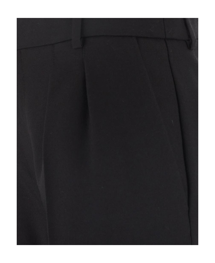 Saint Laurent Tailored Straight Trousers In Black