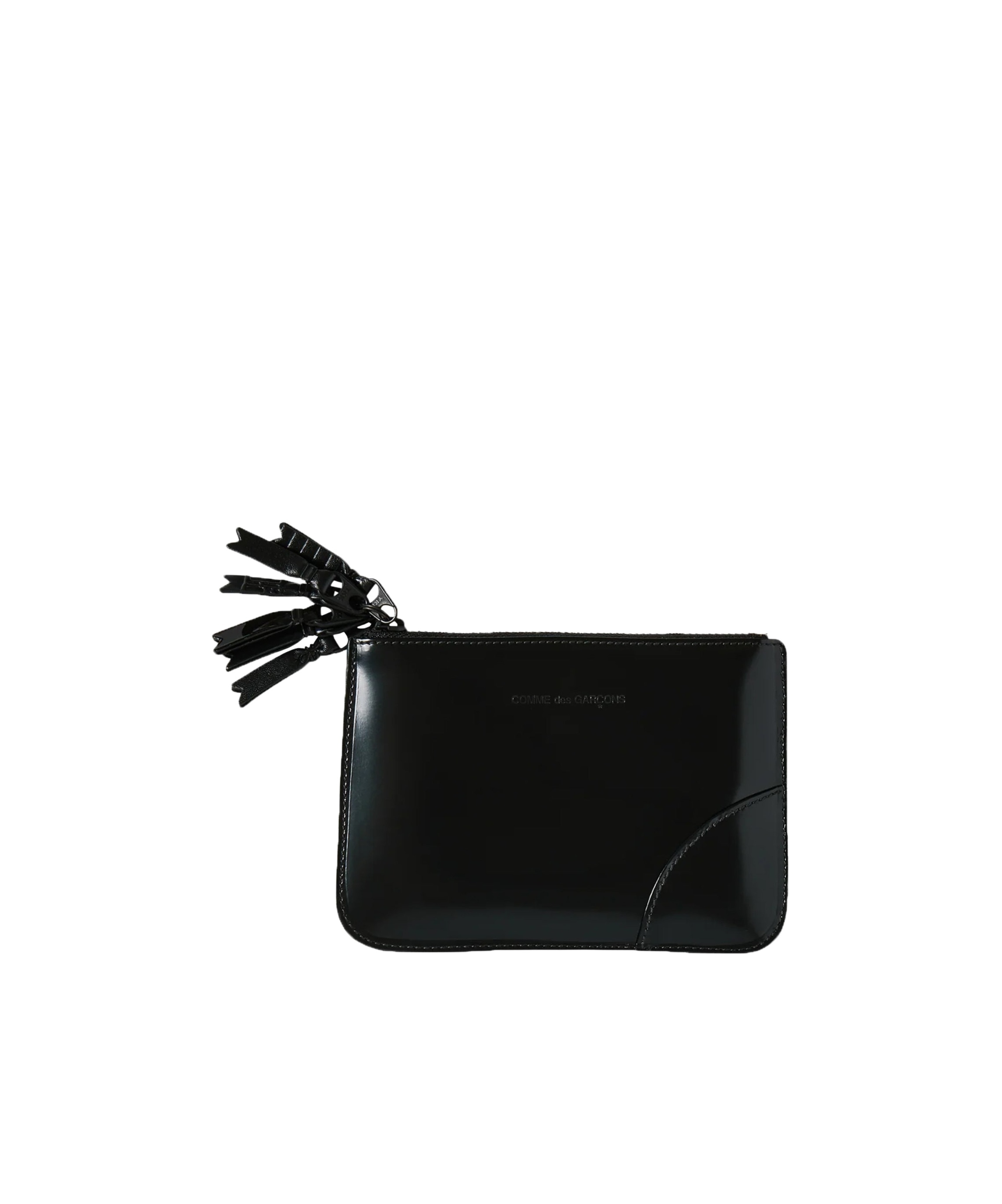 Comme Des Garçons Comme Des Garcons Wallet Glossy Patent Leather In Black