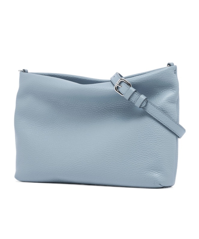 Gianni Chiarini Zippered Shoulder Bag In Blue
