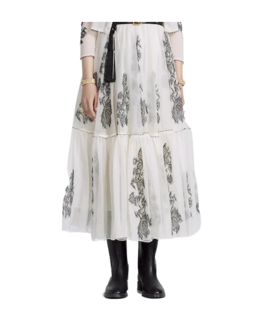 DIOR FLARED MID-LENGTH SKIRT