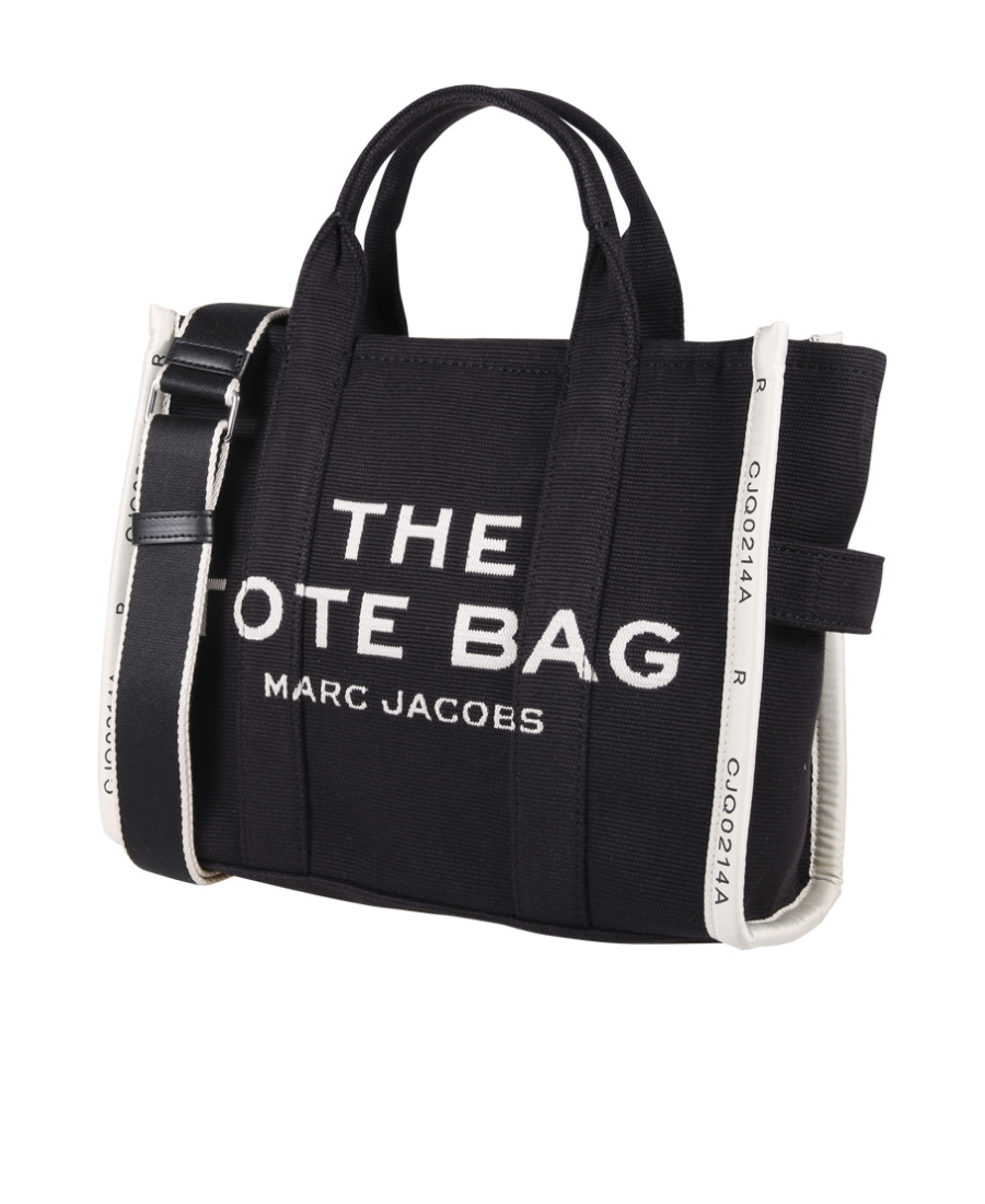 Marc Jacobs The Jacquard Medium Tote Bag In Black