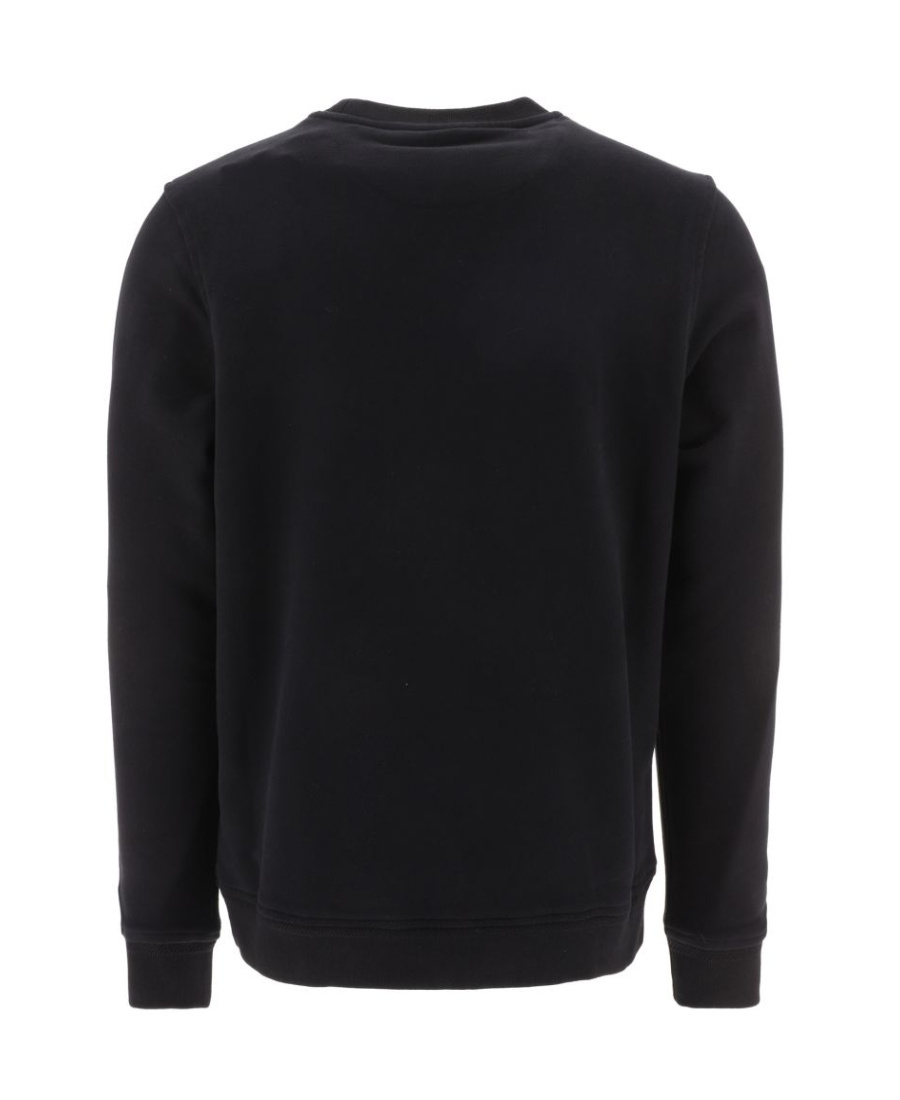 Belstaff Felpa Con Patch Logo In Black