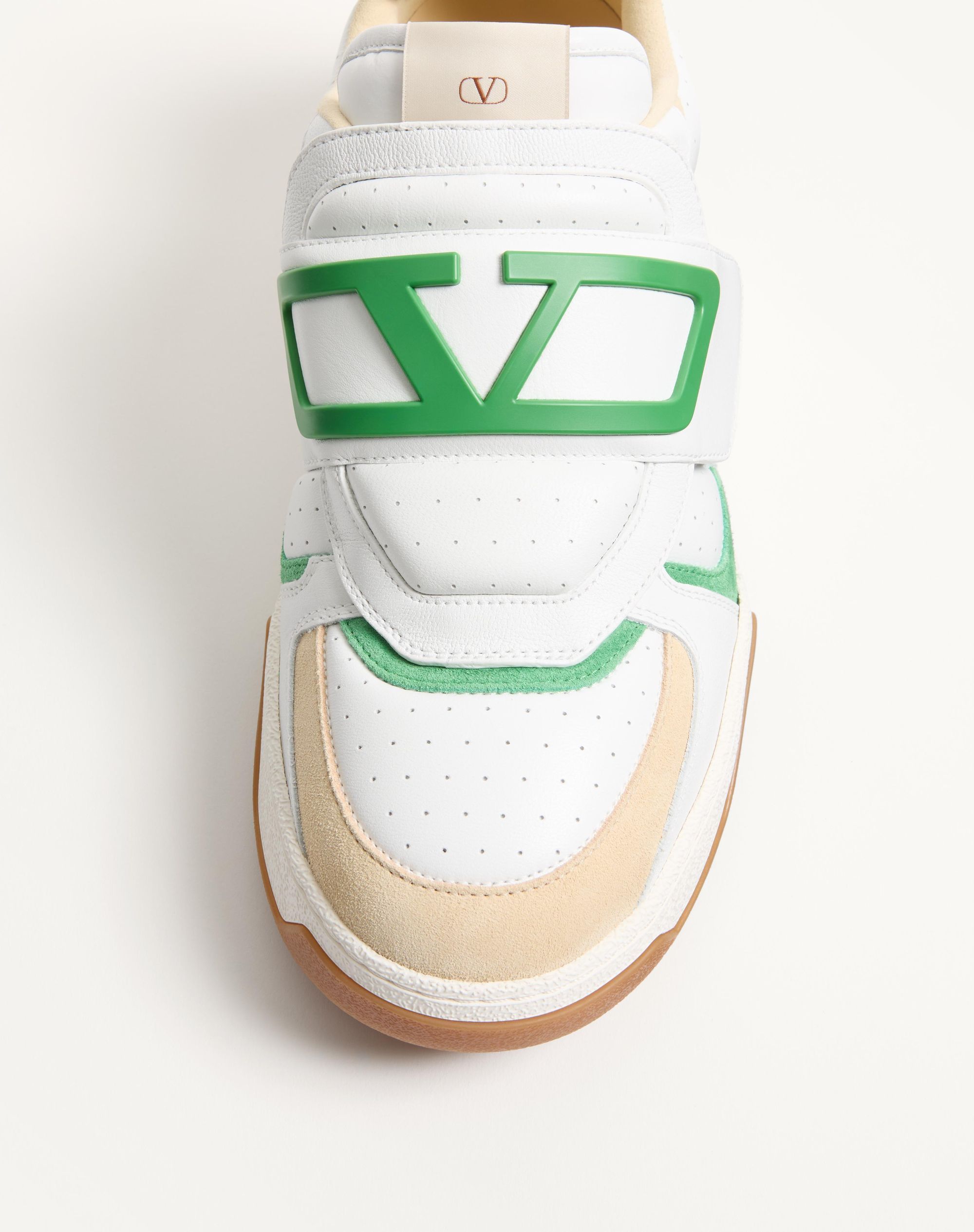 Valentino Garavani Vg Joie De Jouer Sneaker In Nappa Calfskin In White