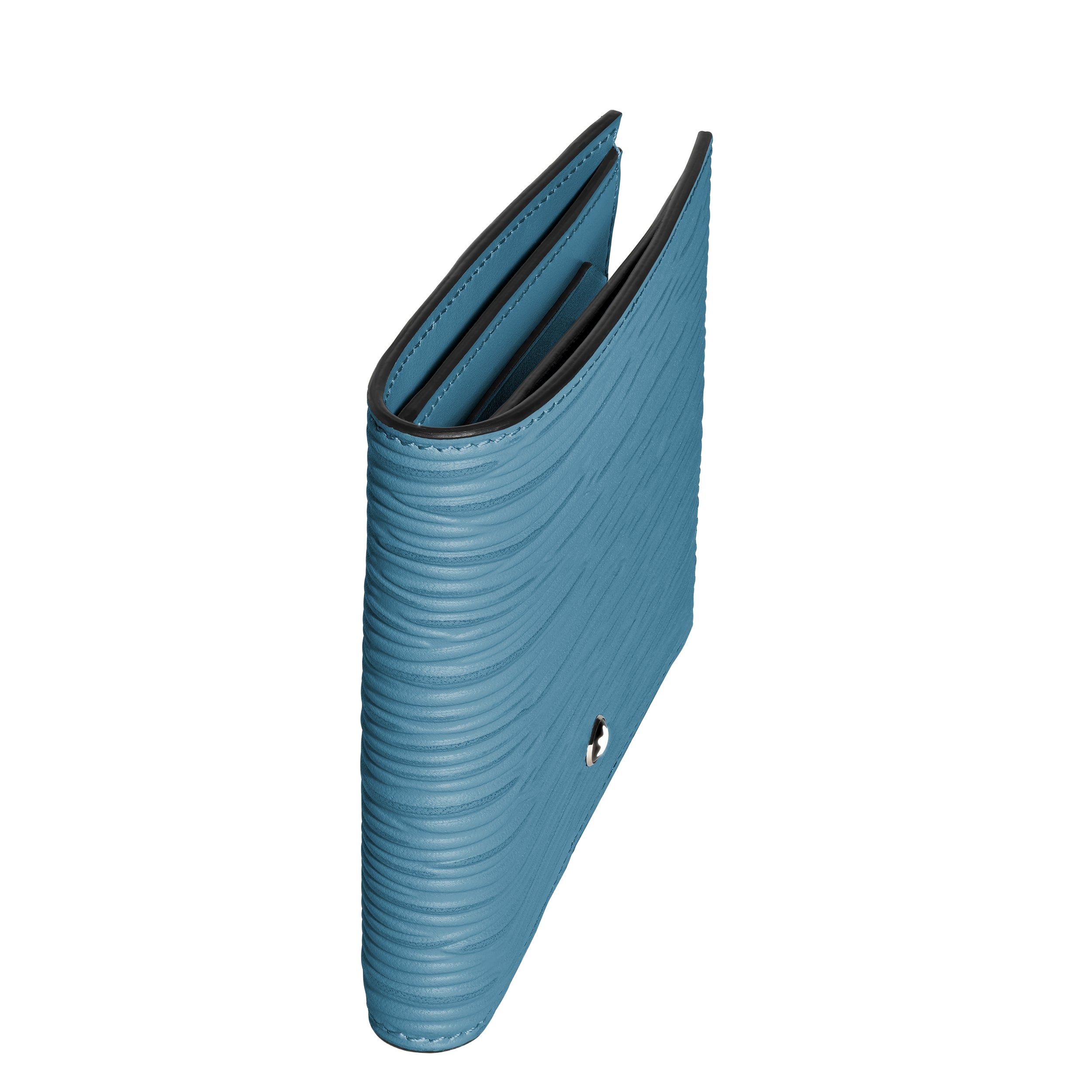 Montblanc Double-fold Wallet In Blue