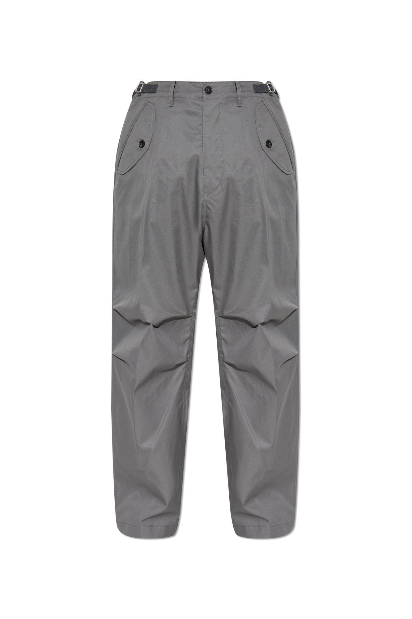 Dsquared2 Belt Loop Casual Pants In Gray
