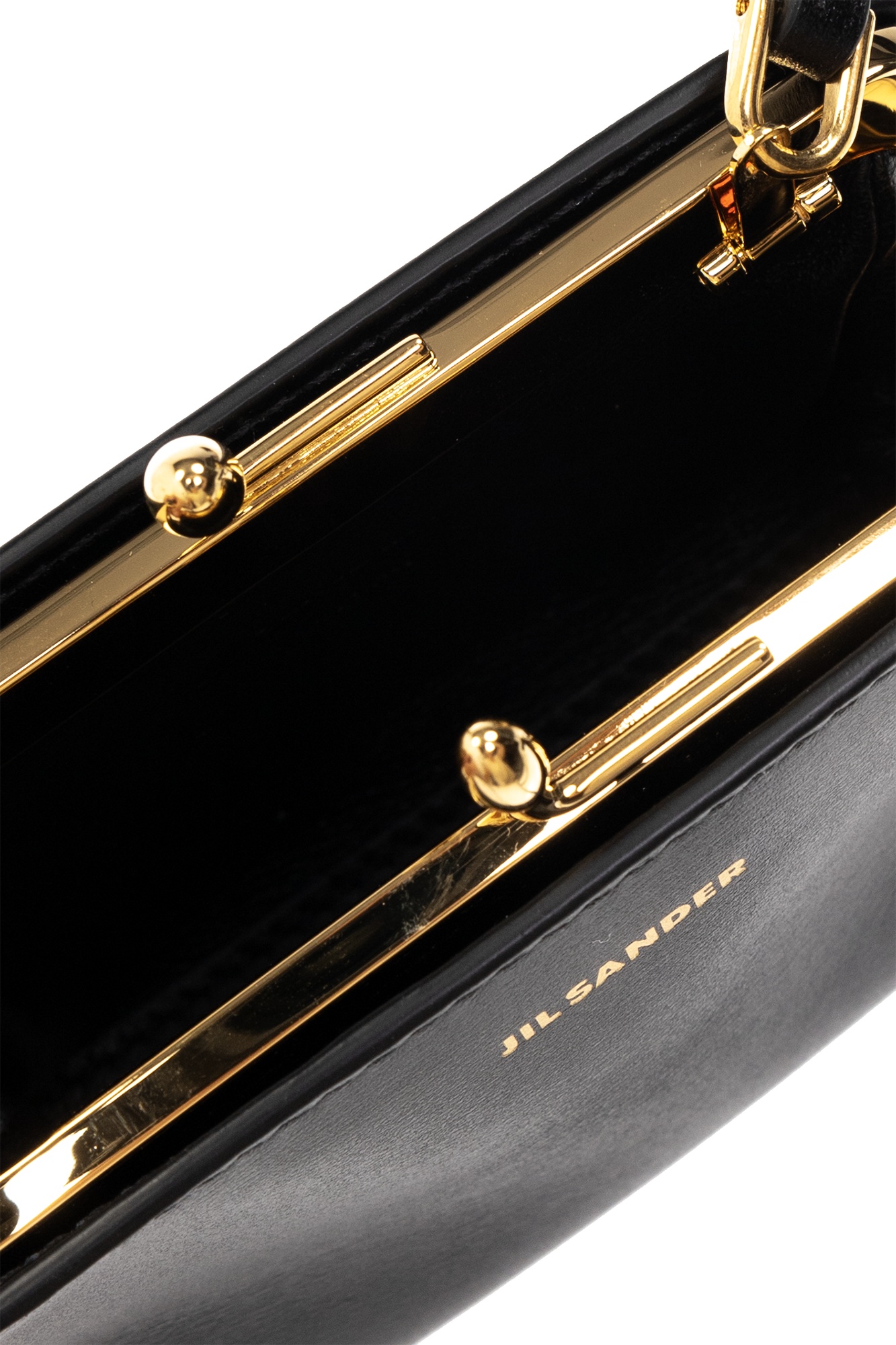 Jil Sander Black Goji Pouch In Black